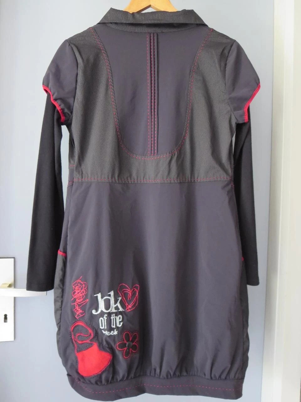 Vestido original Miss Sidecar - Preto e vermelho - Tamanho G – photo 2